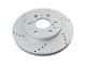 Ceramic 6-Lug Brake Rotor, Pad and Wheel Bearing Kit; Front (08-13 4WD Sierra 1500)