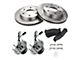 Ceramic 6-Lug Brake Rotor, Pad and Wheel Bearing Kit; Front (99-06 4WD Sierra 1500 Regular Cab, Extended Cab)