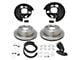 Ceramic 6-Lug Brake Rotor, Pad and Parking Shoe Kit; Rear (99-06 Sierra 1500 w/ Single Piston Rear Calipers)