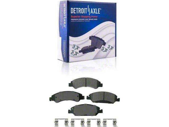 Ceramic Brake Pads; Front Pair (07-18 Sierra 1500)