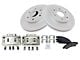 Ceramic 6-Lug Brake Rotor, Pad and Caliper Kit; Front (07-13 Sierra 1500)