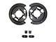 Ceramic 6-Lug Brake Rotor, Pad and Dust Shields Kit; Rear (99-06 Sierra 1500 w/ Single Piston Rear Calipers)