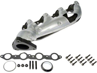 Ceramic Coated Exhaust Manifold Kit; Passenger Side (02-13 Sierra 1500)