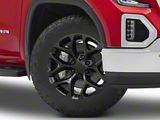 Chevy Snowflake Replica Gloss Black 6-Lug Wheel; 20x9; 27mm Offset (19-25 Sierra 1500)