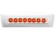 Chrome LED Locking Tailgate Handle; Red LED; Clear (07-13 Sierra 1500)