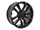 CV68 Satin Black 6-Lug Wheel; 24x10; 28mm Offset (19-25 Sierra 1500)