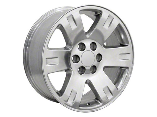 CV81 Polished 6-Lug Wheel; 20x8.5; 31mm Offset (19-24 Sierra 1500)