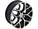 CV98B Black Milled 6-Lug Wheel; 20x9; 27mm Offset (19-25 Sierra 1500)