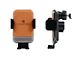Direct Fit Phone Mount with Charging Auto Closing Cradle Head; Tan (07-13 Sierra 1500)