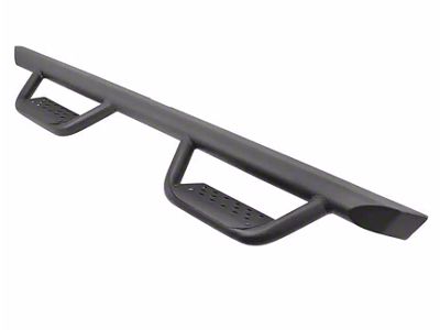 Go Rhino Dominator Xtreme D2 Side Step Bars; Textured Black (19-24 Sierra 1500 Double Cab)