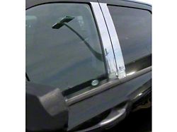 Door Pillar Post Trim; Chrome (07-13 Sierra 1500)