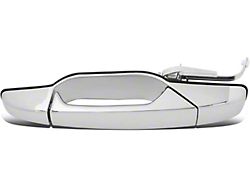 Door Pull Handle; Rear Driver Side; Chrome (07-13 Sierra 1500 Crew Cab)