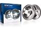 Drilled and Slotted 6-Lug Brake Rotor, Pad and Caliper Kit; Front and Rear (08-13 Sierra 1500 w/ Rear Disc Brakes)