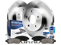 Drilled and Slotted 6-Lug Brake Rotor, Pad and Caliper Kit; Rear (07-13 Sierra 1500 w/ Rear Disc Brakes)