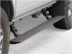 Go Rhino E-BOARD E1 Electric Running Boards; Protective Bedliner Coating (19-25 Sierra 1500 Regular Cab)