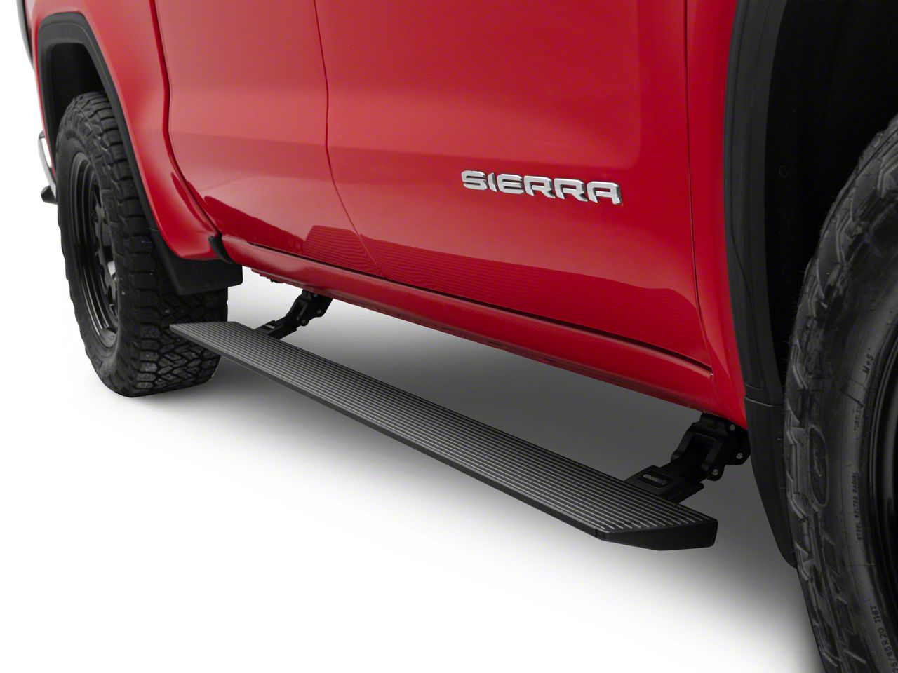 Go Rhino Sierra 1500 E-BOARD E1 Electric Running Boards; Textured Black ...