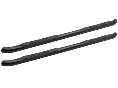 E-Series 3-Inch Nerf Side Step Bars; Black (14-18 Sierra 1500 Double Cab)