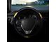 Elite Series Speed Grip Steering Wheel Cover with Gold Bowtie Logo; Black (Universal; Some Adaptation May Be Required)