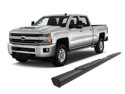 Epic Aluminum Running Boards; Black (07-18 Sierra 1500 Extended/Double Cab)