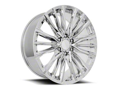 Escalade Platinum V Replica Chrome 6-Lug Wheel; 26x10; 31mm Offset (19-24 Sierra 1500)