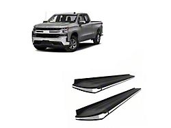 Exceed Running Boards; Black (19-24 Sierra 1500 Double Cab)