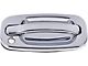 Exterior Door Handle; Front Right; All Chrome; Original Design; With Keyhole; Plastic (99-06 Sierra 1500)