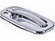 Exterior Door Handle; Front Right; All Chrome; Original Design; With Keyhole; Plastic (99-06 Sierra 1500)