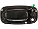 Exterior Door Handle with Keyhole; Smooth Black; Front Passenger Side (99-03 Sierra 1500)