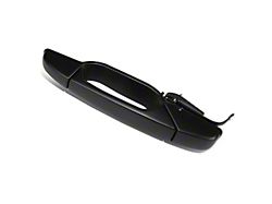 Exterior Door Handle; Rear Driver Side; Primed Black (07-13 Sierra 1500 Crew Cab)