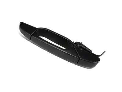 Exterior Door Handle; Rear Driver Side; Primed Black (07-13 Sierra 1500 Crew Cab)