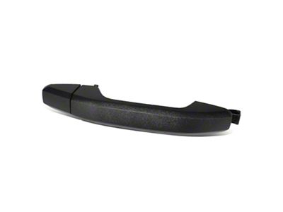 Exterior Door Handle; Rear; Textured Black (14-18 Sierra 1500 Crew Cab)