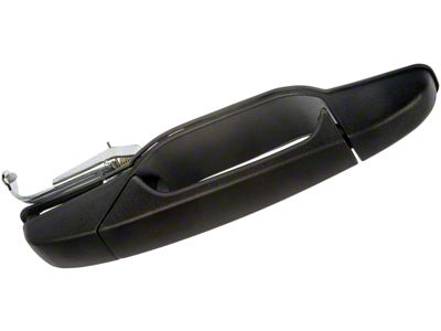 Exterior Door Handle; Textured Black; Rear Passenger Side (07-13 Sierra 1500 Crew Cab)