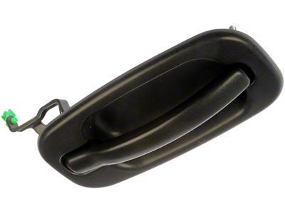 Exterior Door Handle; Textured Black; Rear Passenger Side (04-06 Sierra 1500 Crew Cab)