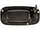 Exterior Door Handle without Keyhole; Smooth Black; Front Passenger Side (04-06 Sierra 1500)