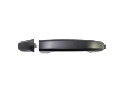 Exterior Door Handles; Front; Black (14-18 Sierra 1500 w/o Passive Entry)