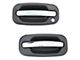 Exterior Door Handles; Front; Chrome and Black (99-06 Sierra 1500)