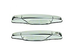 Exterior Door Handles; Front; Chrome (07-13 Sierra 1500)