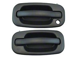 Exterior Door Handles; Front; Paint to Match Black (99-06 Sierra 1500)