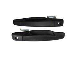 Exterior Door Handles; Front; Textured Black (07-13 Sierra 1500)