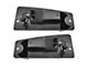 Exterior Door Handles; Rear; Black (99-06 Sierra 1500 Extended Cab)