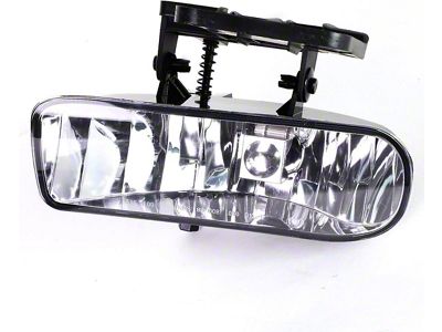 Factory Style Fog Light; Clear Lens; Driver Side (99-02 Sierra 1500)