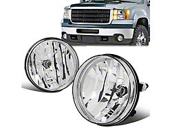 Factory Style Fog Lights with Switch; Clear (07-13 Sierra 1500)