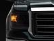 Projector Headlights; Matte Black Housing; Clear Lens (14-18 Sierra 1500 w/ Factory Halogen Non-LED DRL Headlights)