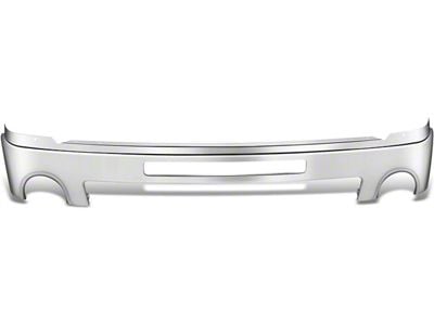 Front Bumper Cover with Fog Light and Air Inlet Openings; Chrome (07-13 Sierra 1500)