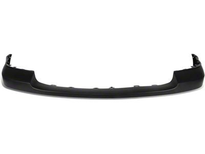 Front Bumper Cover without Fog Light, Tow Hook or Parking Sensor Openings; Primed Black (07-13 Sierra 1500)