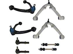 Front Control Arms with Outer Tie Rods and Sway Bar Links (07-13 Sierra 1500 w/ Stock Aluminum Lower Control Arms)