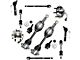 Front CV Axles with Wheel Hub Assemblies, Sway Bar Links and Tie Rods (07-13 4WD Sierra 1500)