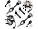 Front CV Axles with Wheel Hub Assemblies, Tie Rods and Ball Joints (07-13 4WD Sierra 1500)