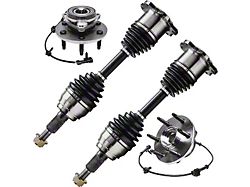 Front CV Axles with Wheel Hub Assemblies (99-06 4WD Sierra 1500)