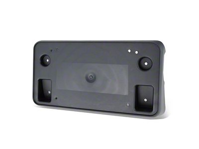 Front License Plate Mounting Bracket; Black (16-18 Sierra 1500)